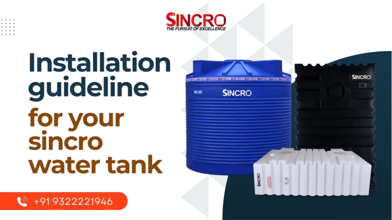 A Comprehensive Guide to Installing Your Sincro Water Tank