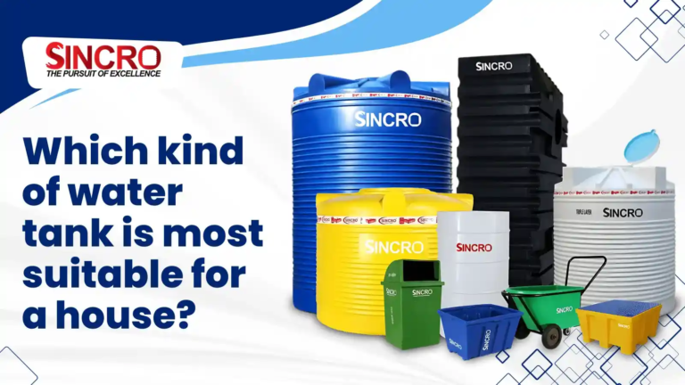 Which kind of water tank is most suitable for a house?