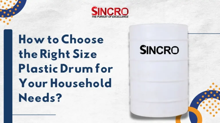 How to Choose the Right Size Plastic Drum for Your Household Needs