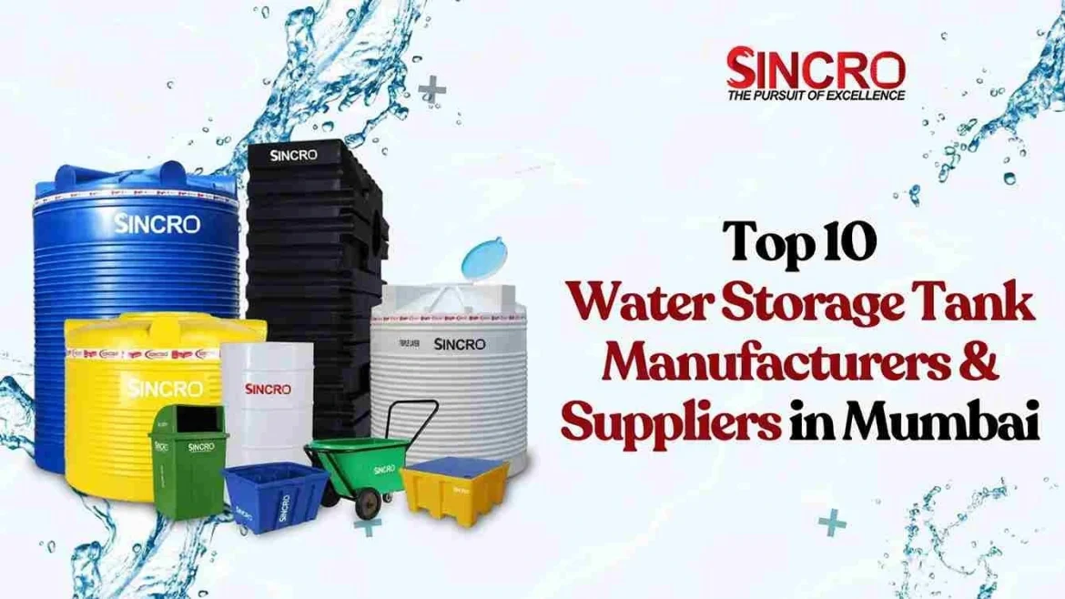 Top 10 Water Storage Tank Manufacturers & Suppliers in Mumbai