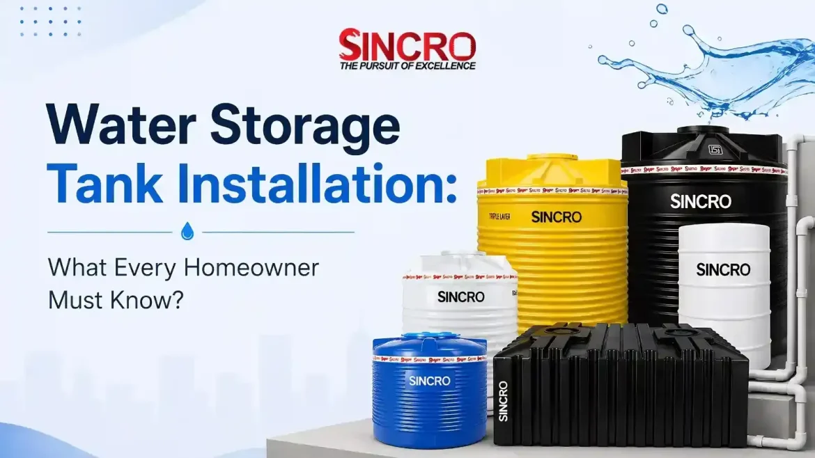 Water Storage Tank Installation: What Every Homeowner Must Know?